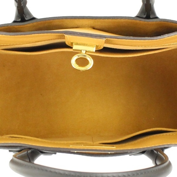 Louis Vuitton On My Side Shoulder Bag Camel Noir Monogram Black - Picture 2 of 5